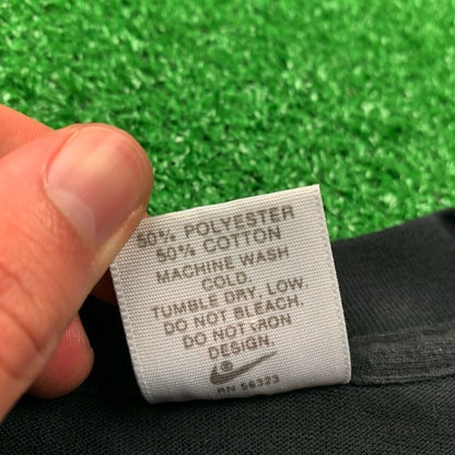 Vintage Nike T Shirt USA Rare Basketball Jordan Funny Owl Shot Cartoon Rap 90s