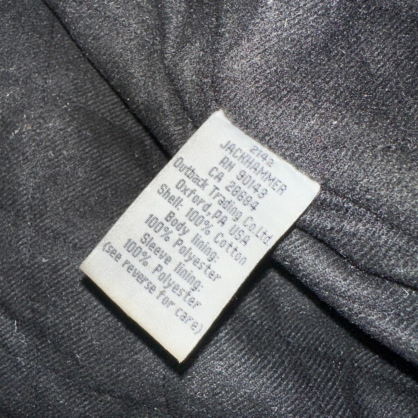 Outback Trading Waxed Canvas Fleece Lined Oilskin Jackhammer Jacket Mens XL