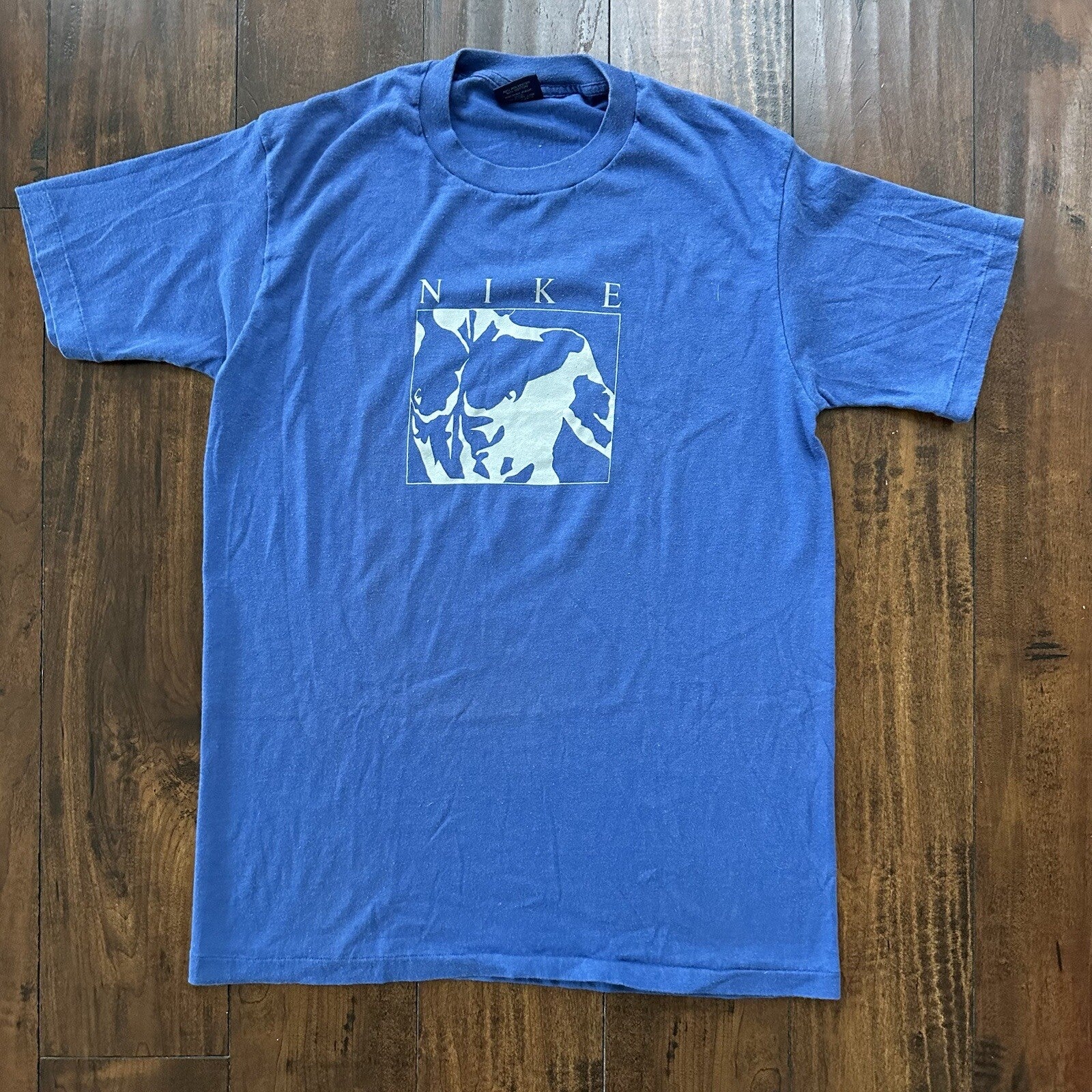 Nike Vintage T Shirt Mens XL 80s Spellout Rare God Muscles Champ Rap Geisha OG