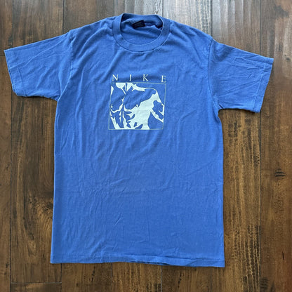 Nike Vintage T Shirt Mens XL 80s Spellout Rare God Muscles Champ Rap Geisha OG