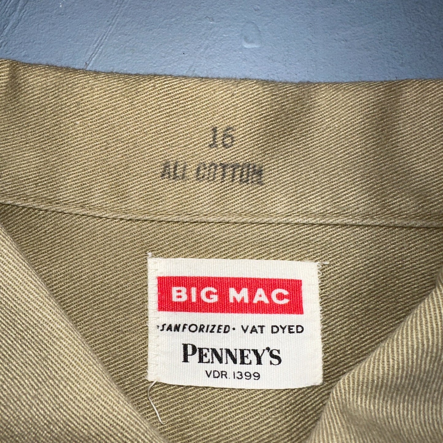 VTG Penneys Big Mac Shirt Pants Set Kids 16 Hunting Rockabilly 1960s Boy Scout