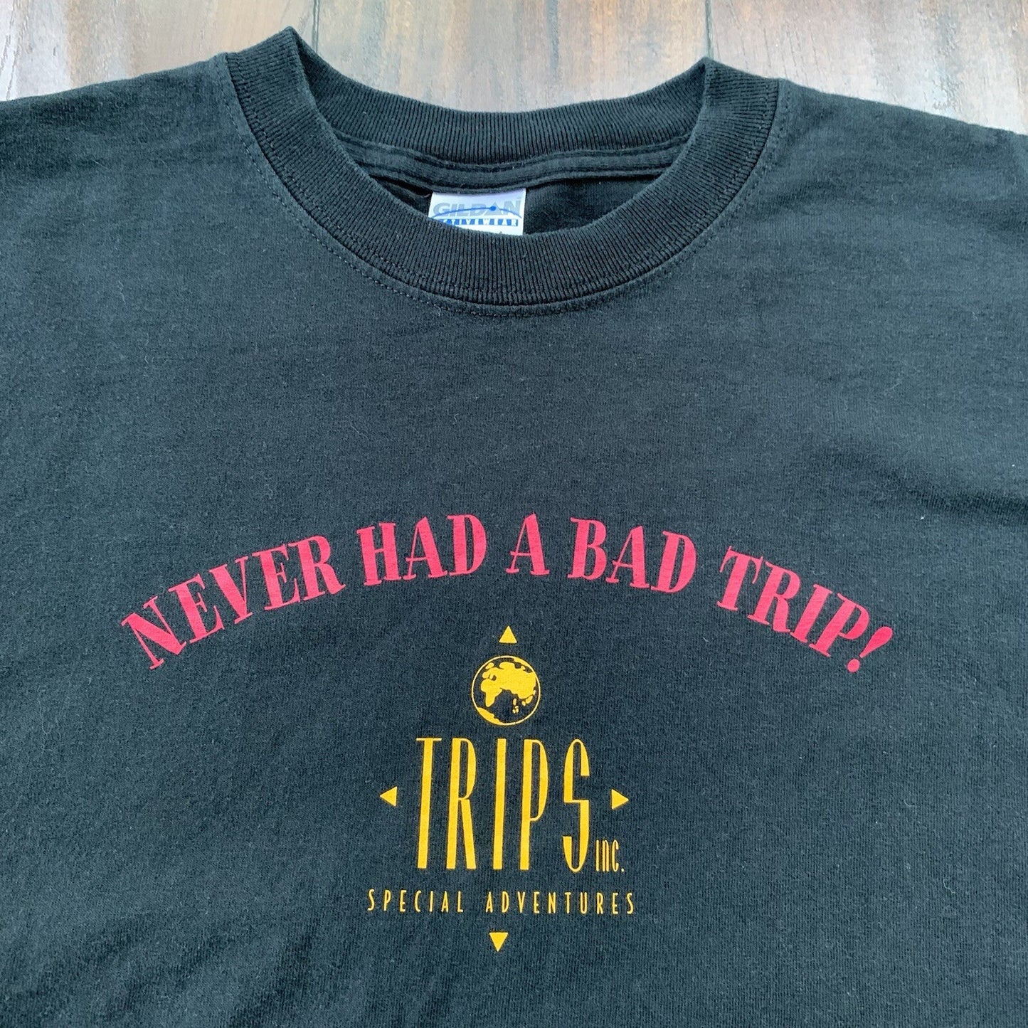 Bad Trip Vintage T Shirt 90s Alcohol Stoner Hippie Weed Head Funny Y2K Rap Tee