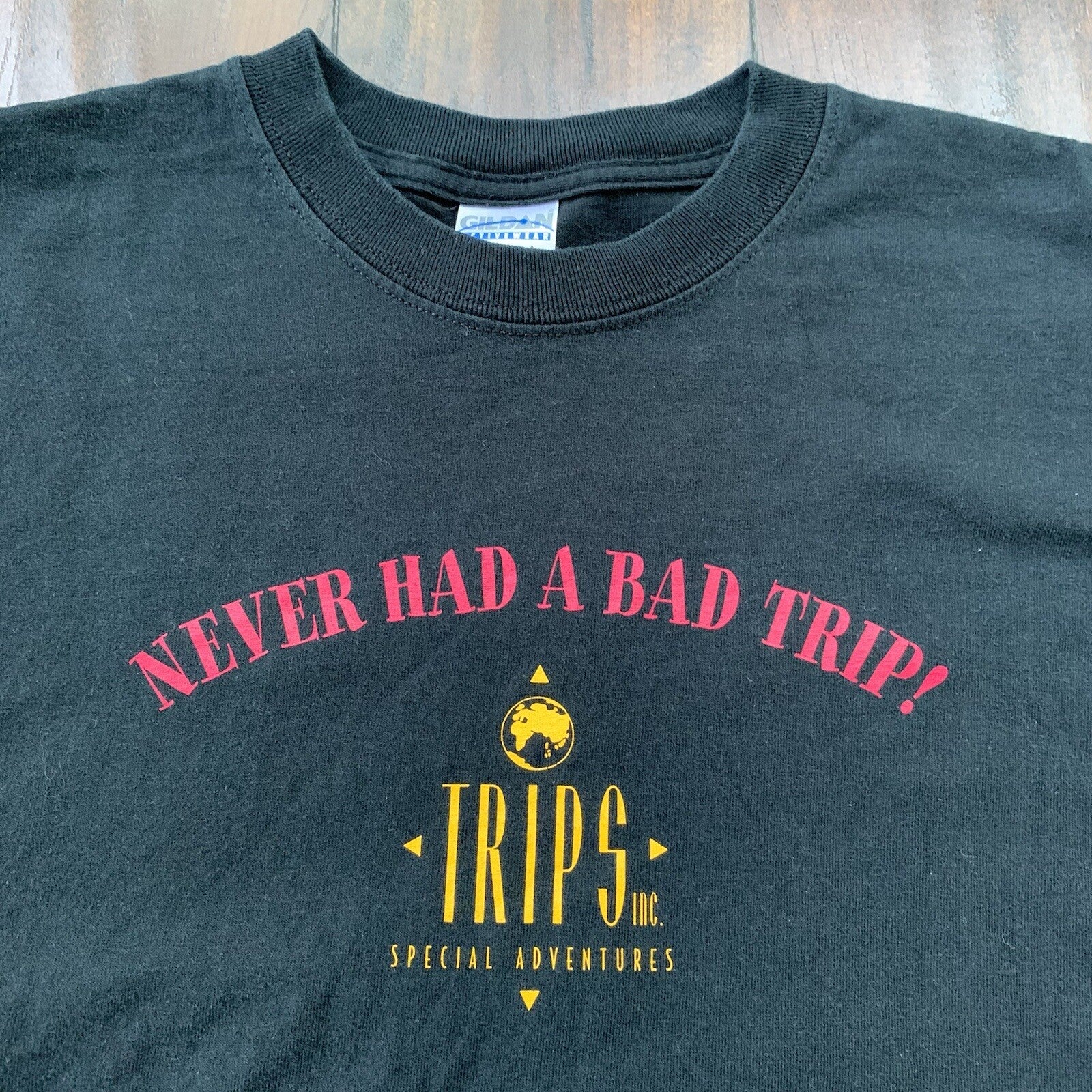 Bad Trip Vintage T Shirt 90s Alcohol Stoner Hippie Weed Head Funny Y2K Rap Tee