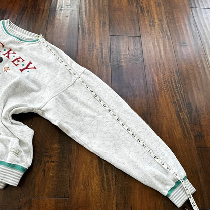 VTG 90s Disney Mickey Mouse Pullover Sweatshirt Crewneck Grey Mountain XL