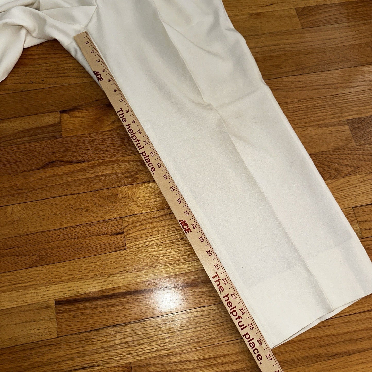 Cellini White 2 Piece Suit Mens 42R 33x26 Solid Double Breasted USA 1980s 80s