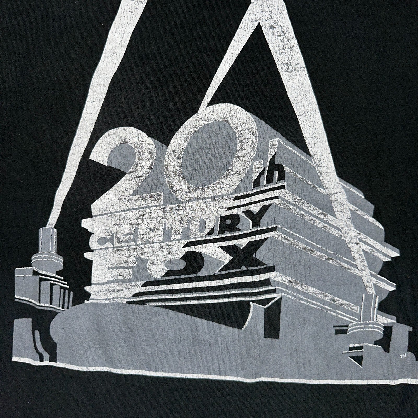 FOX 20th Century Movie Music Promo VTG T Shirt Black Single Stitch 90s FOTL