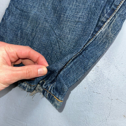 Levis 501 Vintage 90s XX Straight Leg Jeans Y2K Med Wash 34x34 Act 33x34