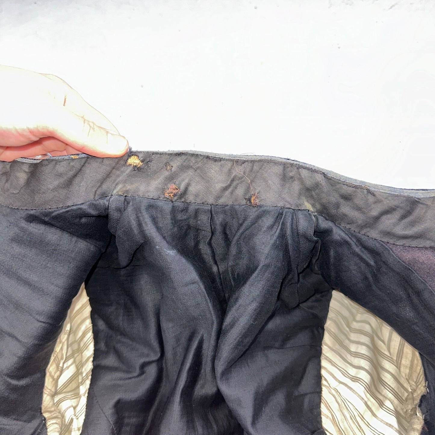 Antique 1900s Union USMA US Military Academy Cadet Uniform Gray Wool Jacket