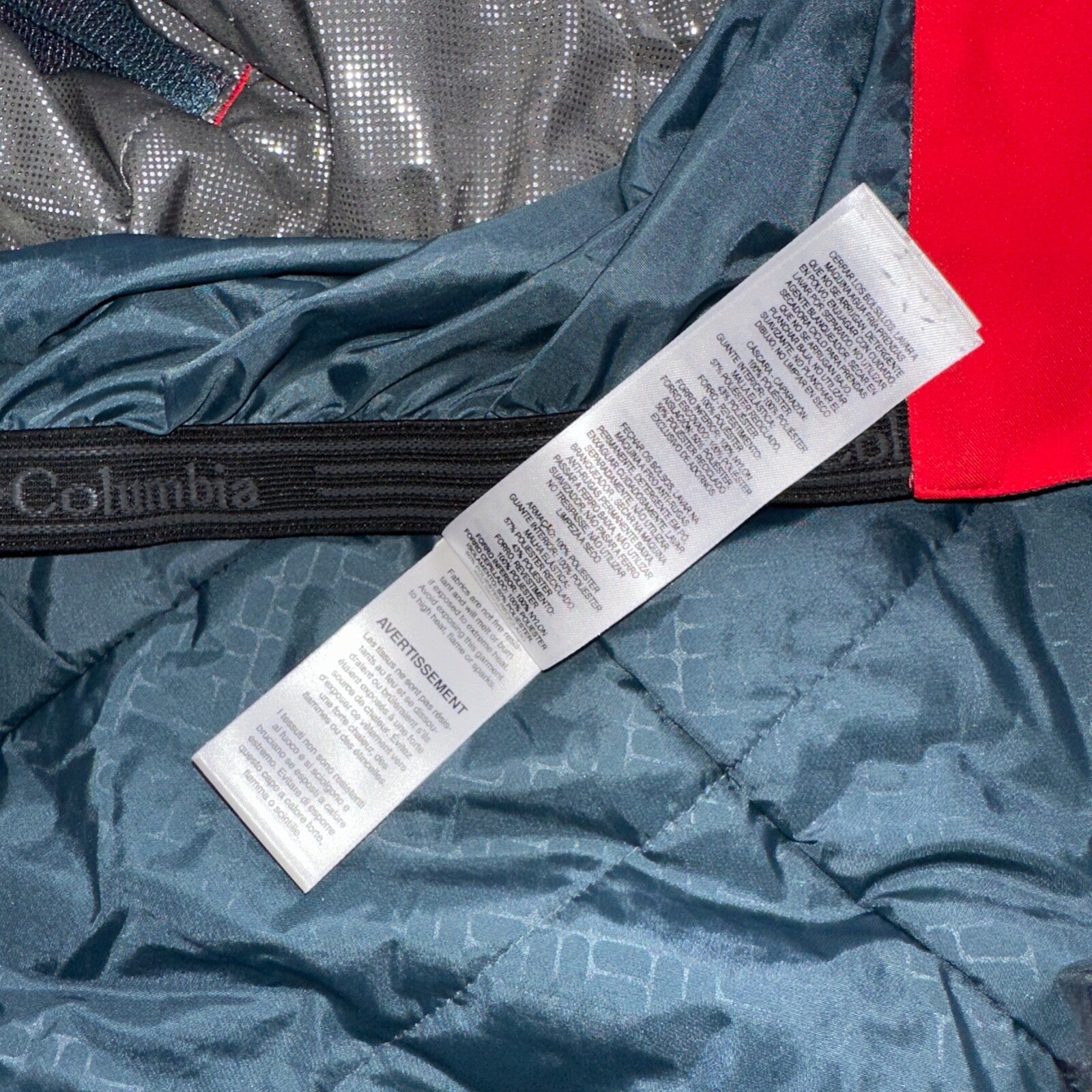 Columbia Women's Veloca Vixen II Jacket Coat Parka Omni Tech L Red Waterproof