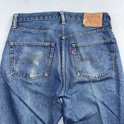 Levis 501 Vintage 80s Redline Selvedge USA XX Jeans Med Wash 34x34 Act 31x31