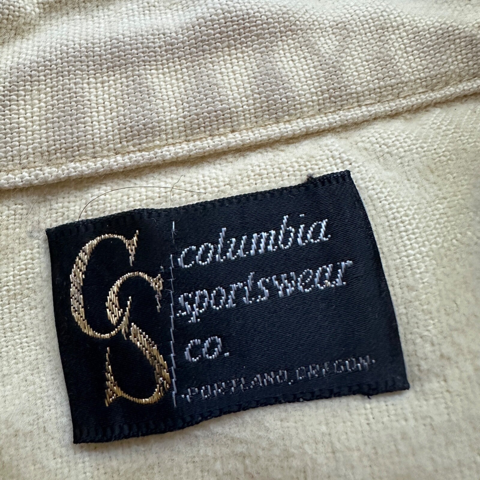 VTG 60s 70s Columbia Work Shirt Workwear Heavy Gorpcore Dadcore Camping Fishing