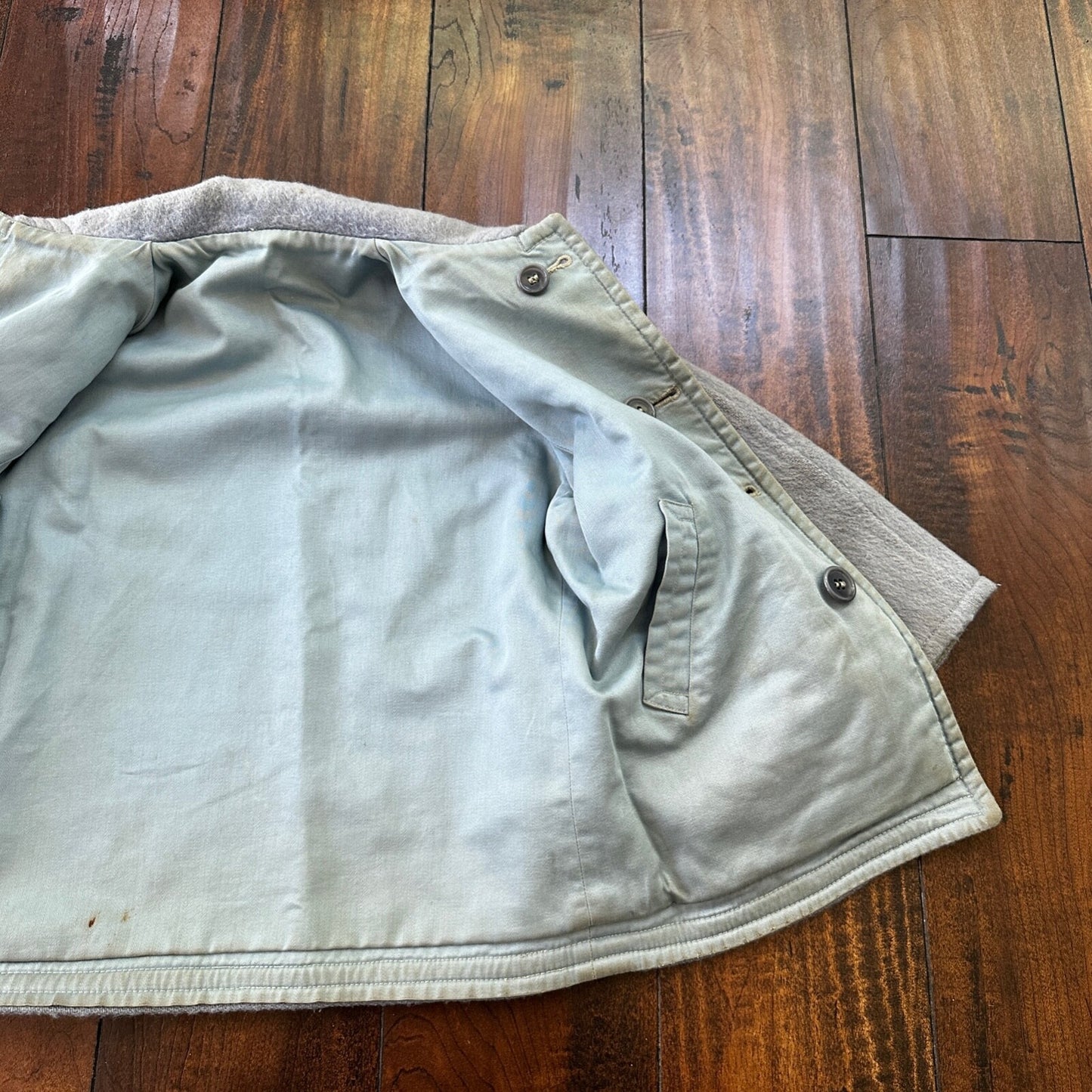 Vintage Boys Jacket Toddler Rockabilly 40s 50s Kids Baby Coat Blue Pocket Watch