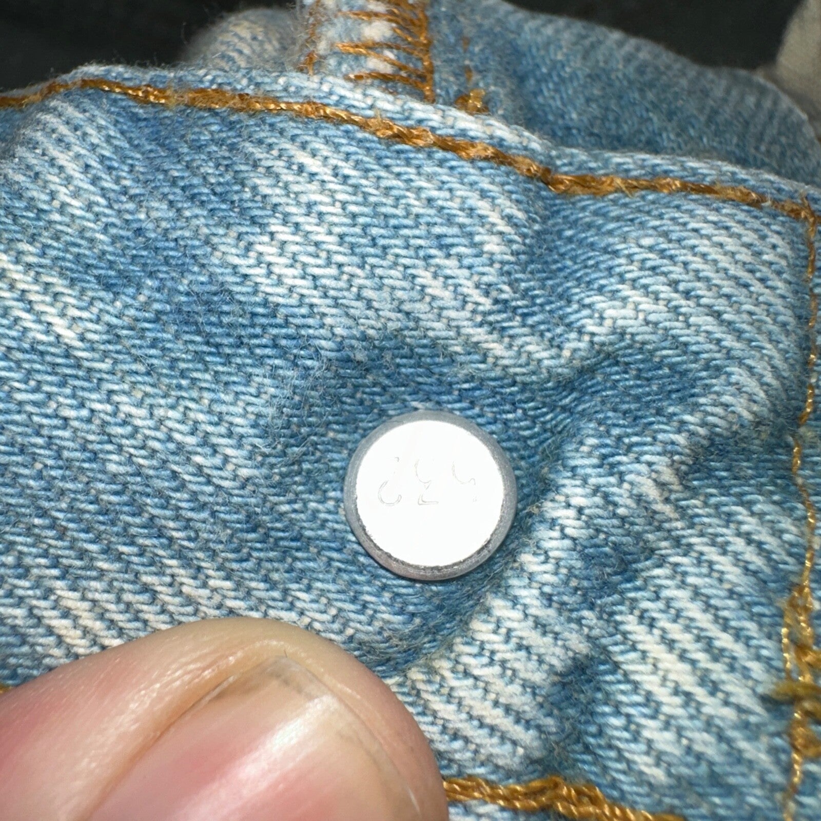 Levis 501 Vintage 90s USA XX Straight Leg Jeans Blue Light Wash 30x34 Act 27x34