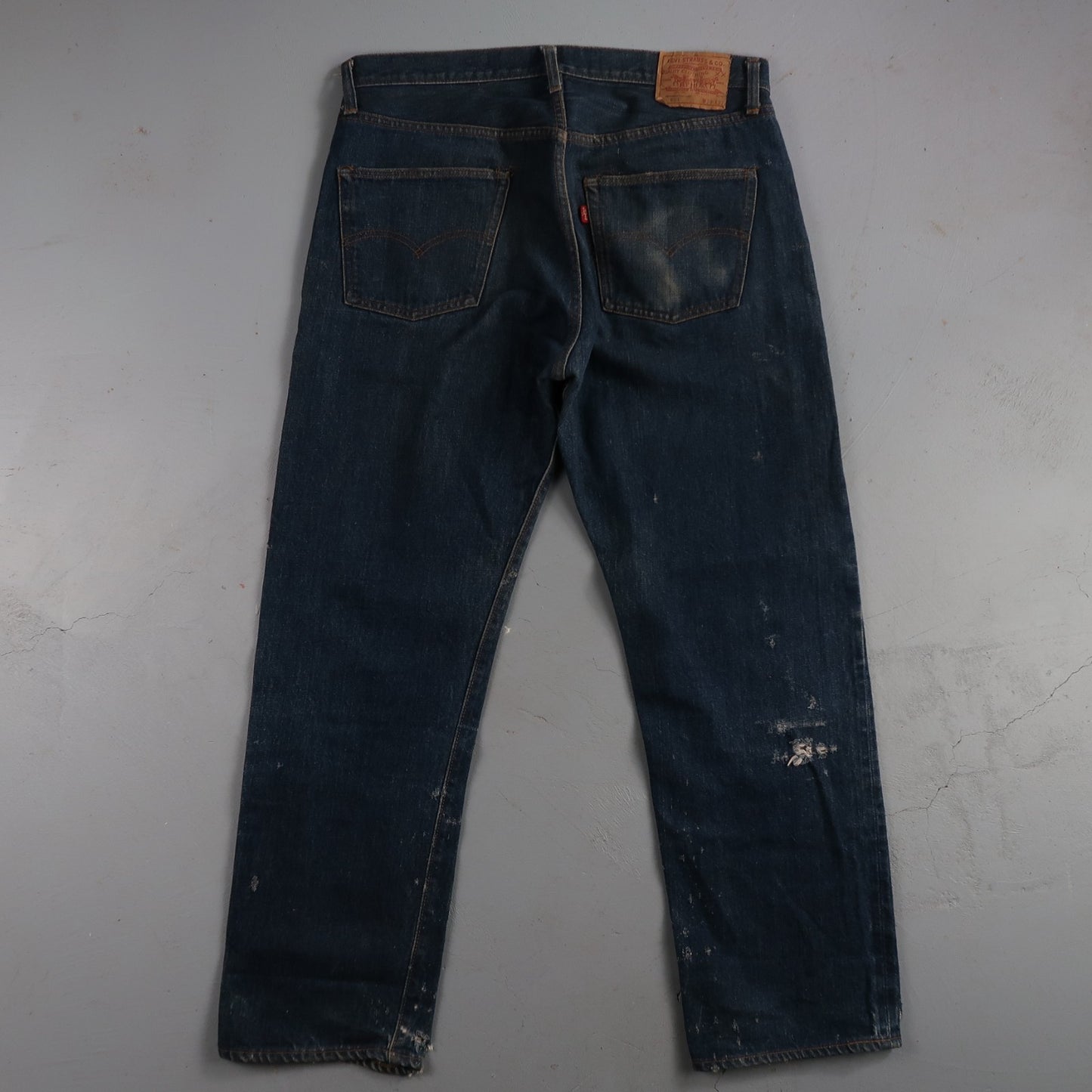 Levis 501 Vintage 70s SS Redline Selvedge USA XX Jeans Med Wash 38x32 Act 35x29