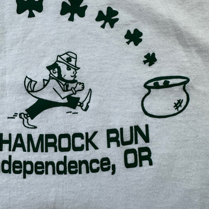 Independence Oregon Vintage T Shirt 80s Shamrock Run St Patricks Screen Stars