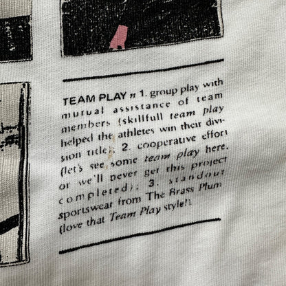 Sports White Basketball Team Long Sleeve Gym Vintage T Shirt 90s Gang Cool Rap