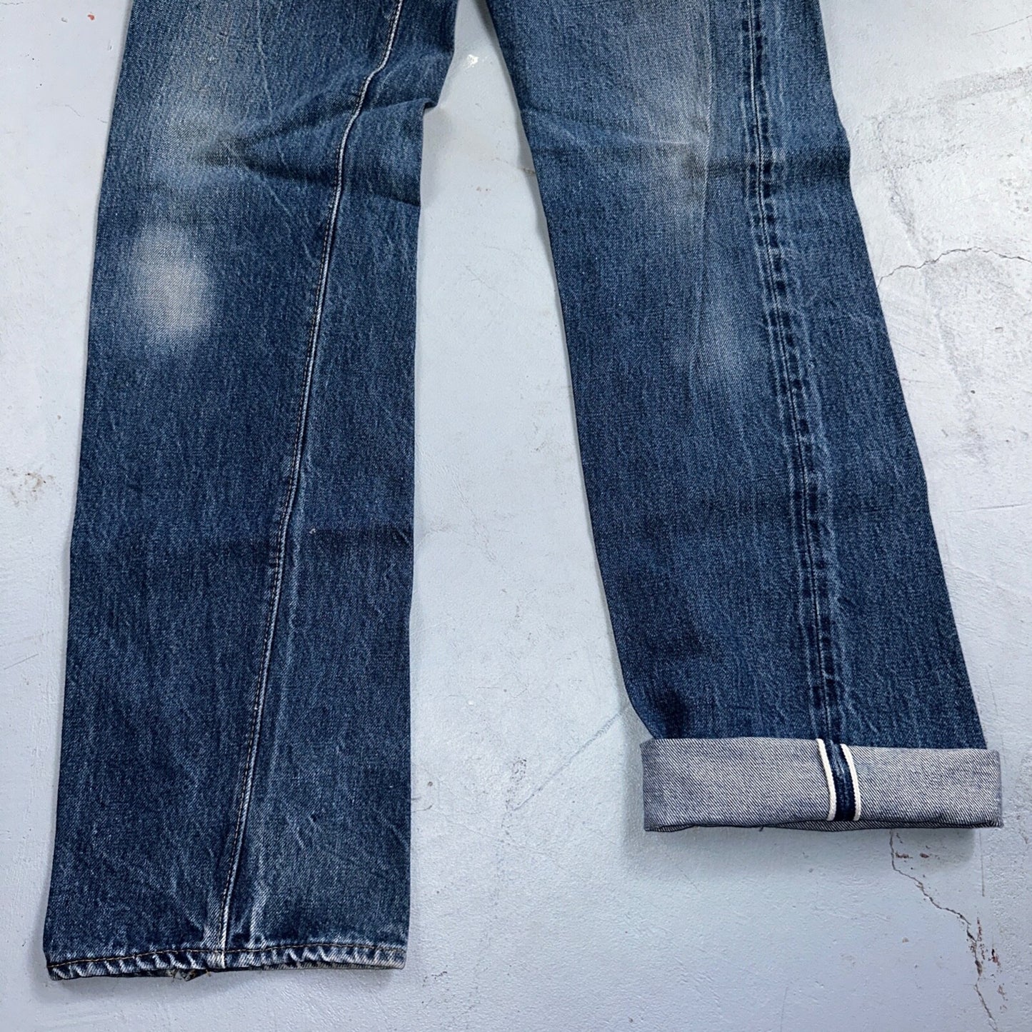 Levis 501 Vintage 80s Redline Selvedge USA XX Jeans Med Wash 28x36 Act 27x32