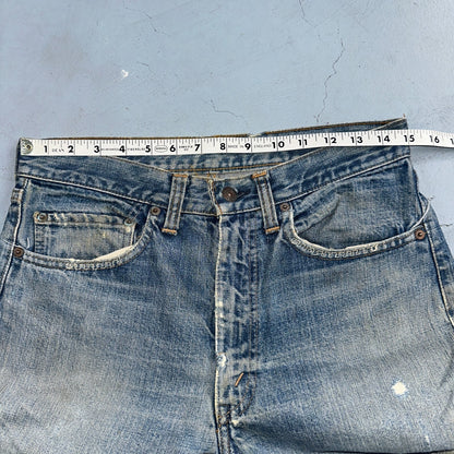Vintage LEVIS 505 Jeans Big E 1960s Denim 30x26 USA 60s 501 502 Talon Zipper