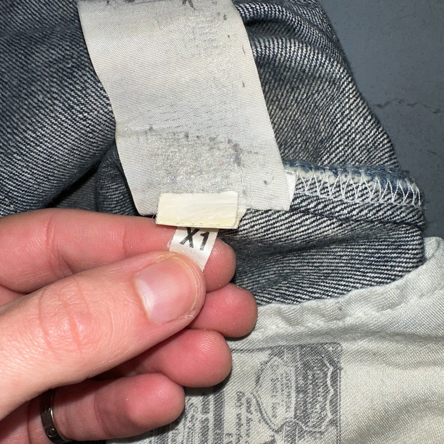 Levis 501 Vintage Y2K XX Straight Leg Jeans Blue Dark Wash 34x32 Act 35x31