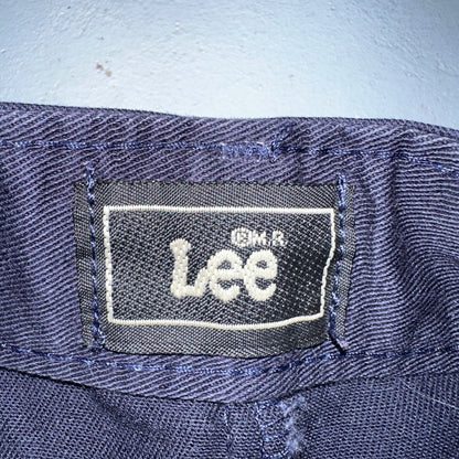 Lee Relaxed Fit Jeans Women's Size 6 Navy Straight Denim Y2K Work Wear