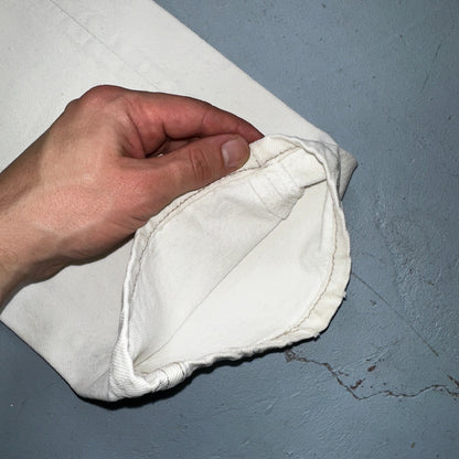 Levis 501 Vintage 90s USA XX Straight Leg Jeans White Light Wash 31x32 Act 30x30