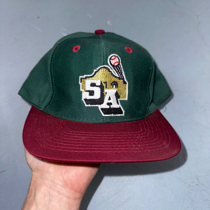 Roxxi Arizona State Sun Devils MLB 1985 Vintage Snapback Cap Hat Green Red Base