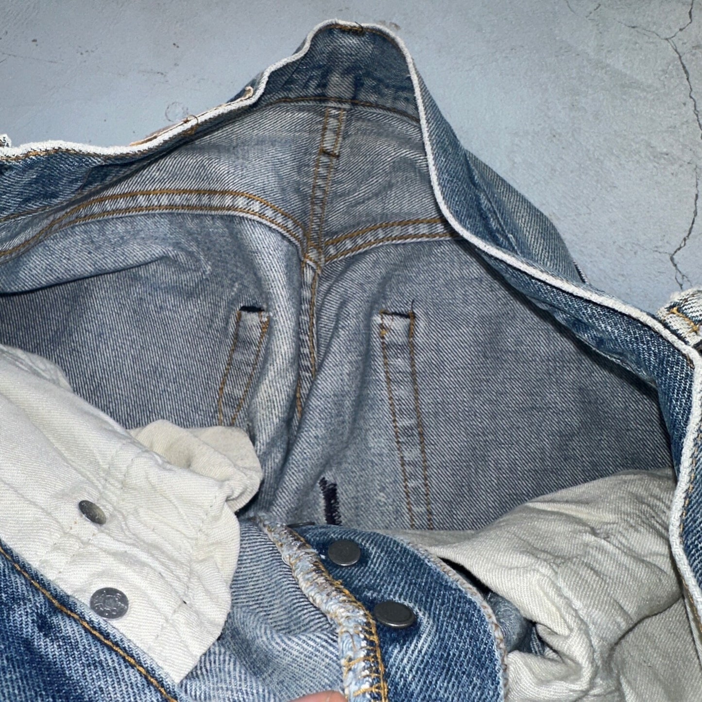 Levis 501 Vintage 80s Redline Selvedge USA XX Jeans Light Wash 34x36 Act 31x33