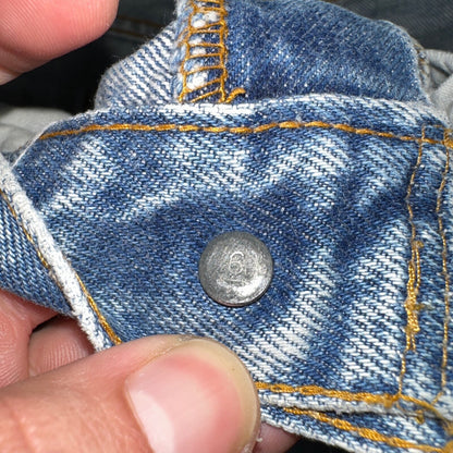 Levis 501 Vintage 80s Redline Selvedge USA XX Jeans Light Wash 28x36 Act 25x31