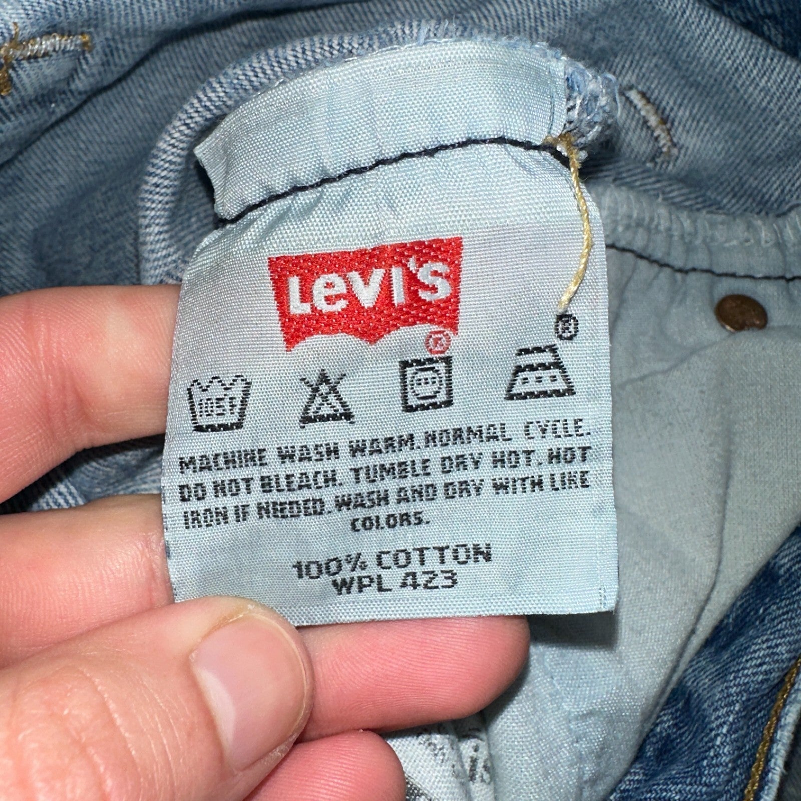 Levis 501 Vintage Y2K XX Straight Leg Jeans Blue Med Wash 34x30 Act 32x28