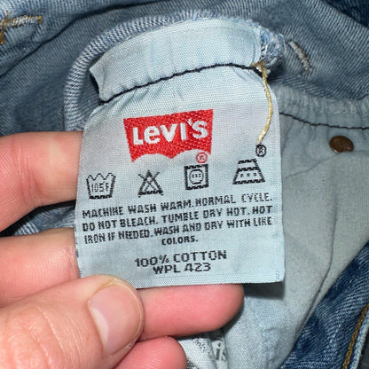 Levis 501 Vintage Y2K XX Straight Leg Jeans Blue Med Wash 34x30 Act 32x28