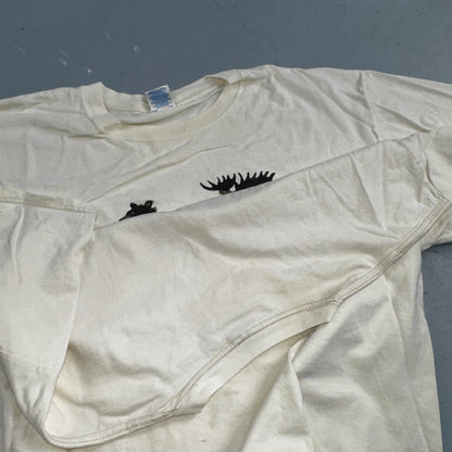 VTG Y2K Adirondack Mountains Walk On The Wild Side T Shirt XL Animals Lot 2