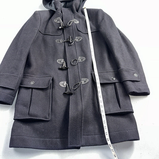 L.L. Bean Men S US Navy Anchor Collection Toggle Wool Pea Coat Jacket USA VTG