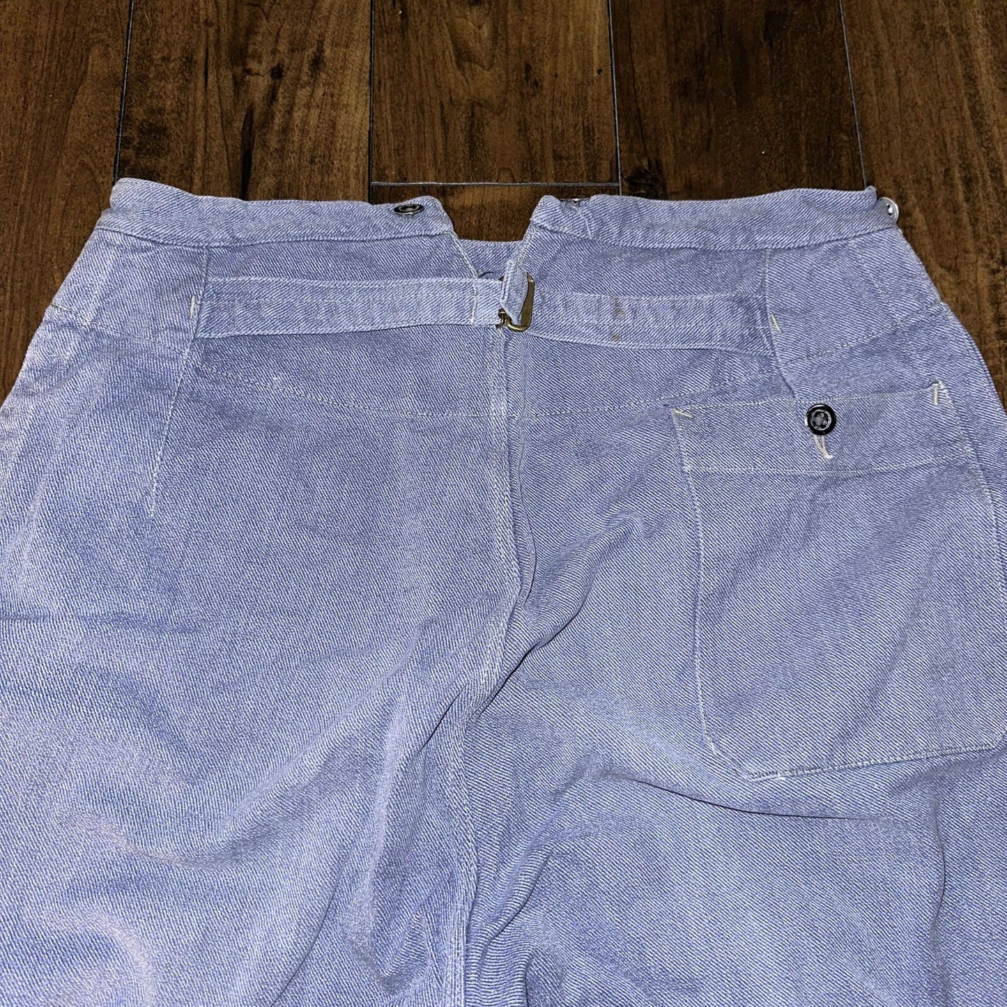 WWII Buckle Back Denim Pants Jeans Button Fly Swiss Rare Selvedge Redline 40s