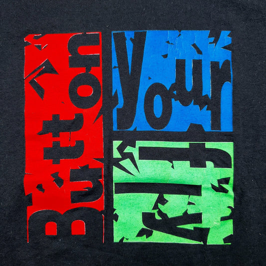 Button Your Fly Levis 501 Promo 80s VTG T Shirt 1980s Single Stitch Graphic XL