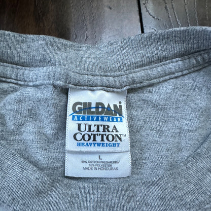 Andy Alberding Racing Nascar VTG T Shirt Y2K Grey Large Oakland Auto Promo Cool