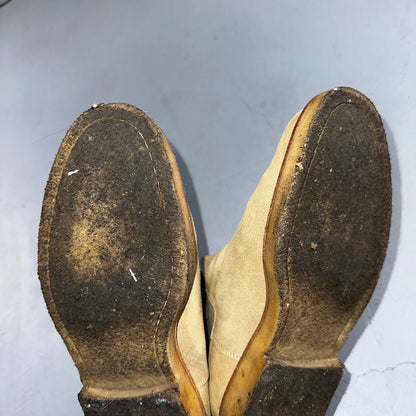 Common Projects Beige Suede Chelsea Workboots Size 39 Mens Tan Authentic