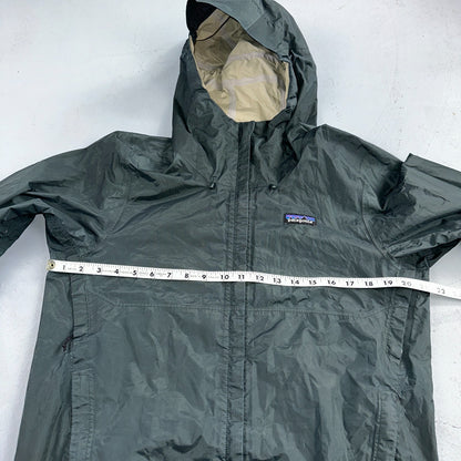 Patagonia Torrentshell Jacket Mens S Green H2No Hooded Hiking Outdoor Shell