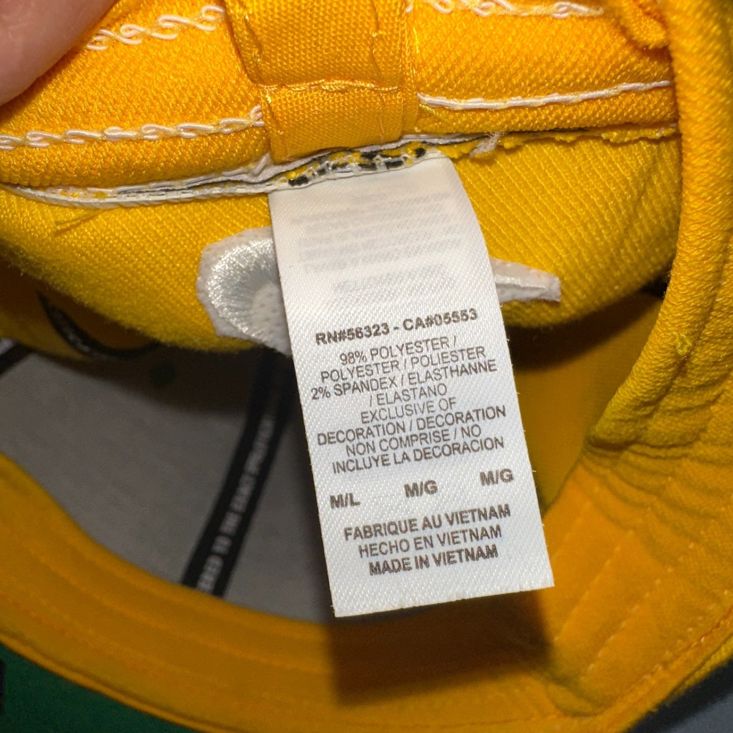 Nike True University of Oregon Hat UO Fitted Yellow Green Baseball Cap Ducks M/L