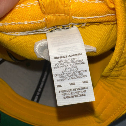 Nike True University of Oregon Hat UO Fitted Yellow Green Baseball Cap Ducks M/L