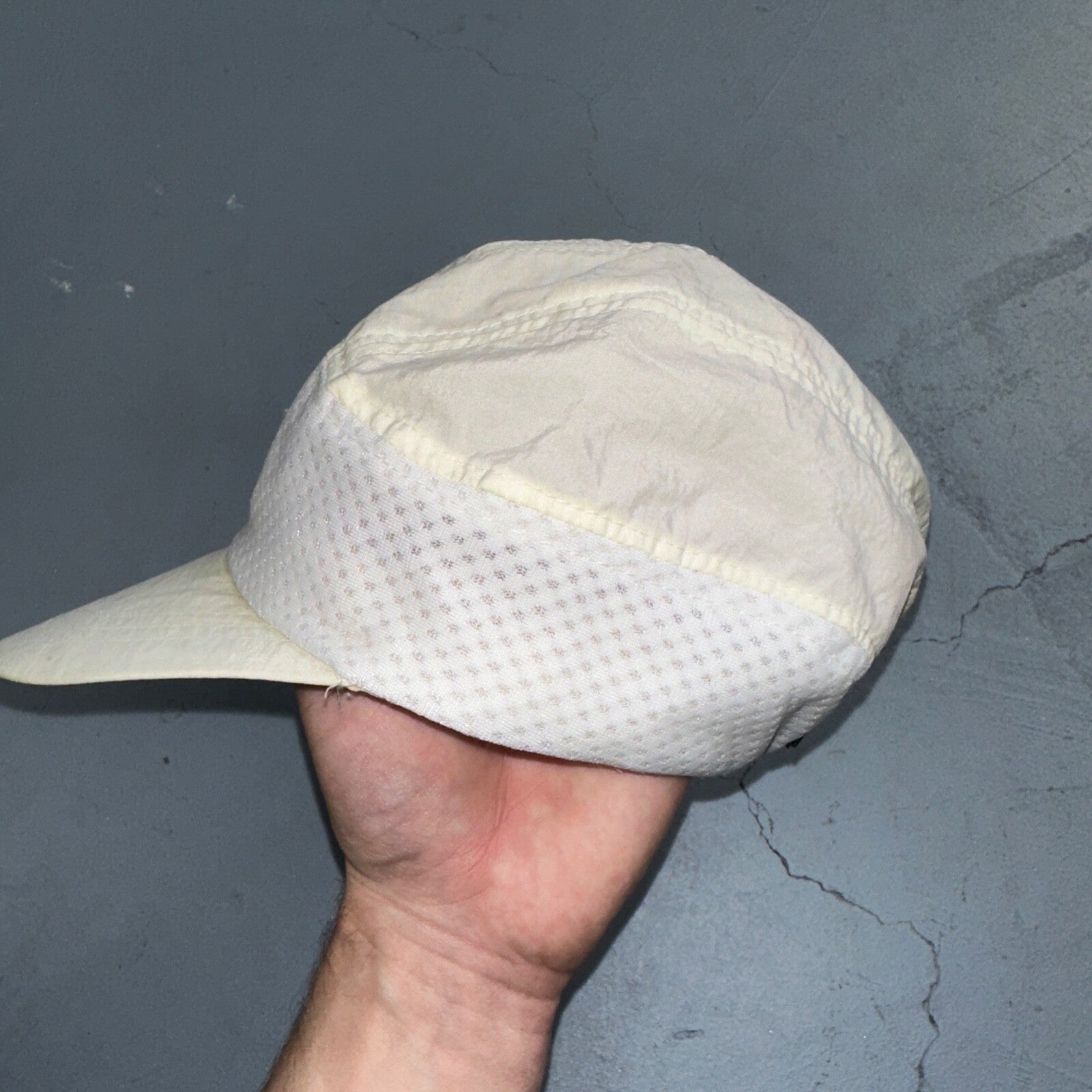 Nike Vintage Hat Cap Strap Back Swoosh Mesh Panel Tailwind Mens 90s Air Max