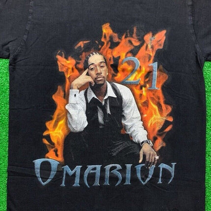 Vintage T Shirt Tee Omarion 21 Rough Ready Sexy Lil Wayne Drake 00s Rap Tupac