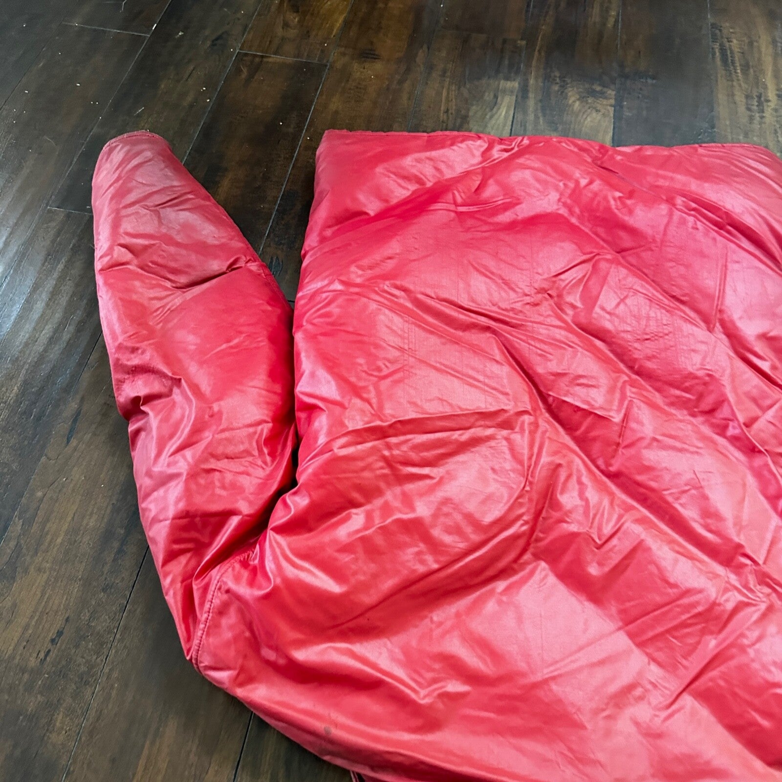 VTG 1960's Roffe Down Filled Ski Jacket Blue XL Mens Parka Red Warm