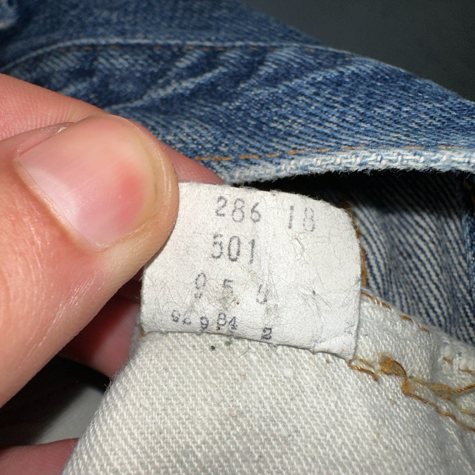 Levis 501 Vintage 70s SS Redline Selvedge USA XX Jeans Med Wash 48x30 Act 44x24