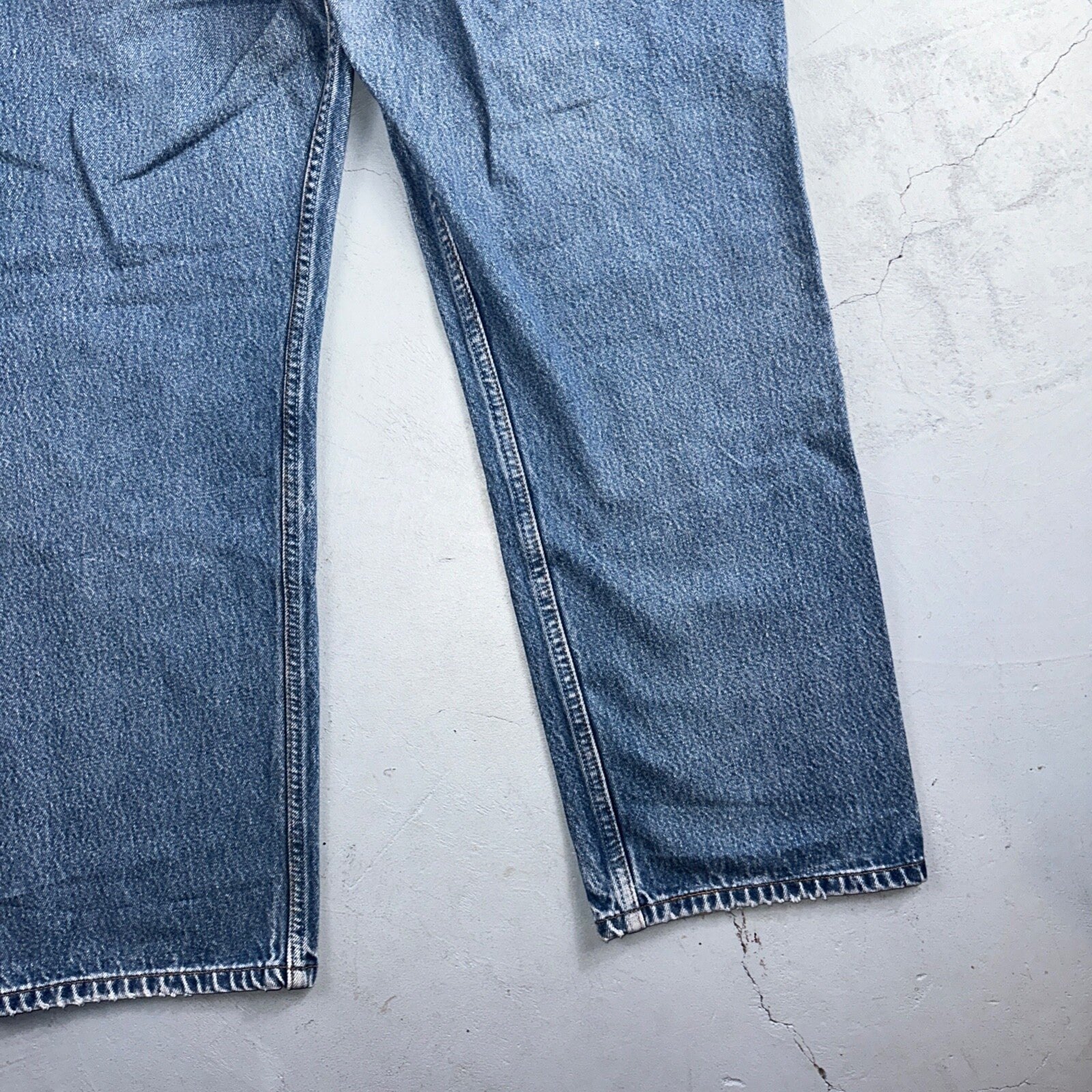 Levis 501 Vintage 90s USA XX Straight Leg Jeans Blue Med Wash 42x32 Act 38x27