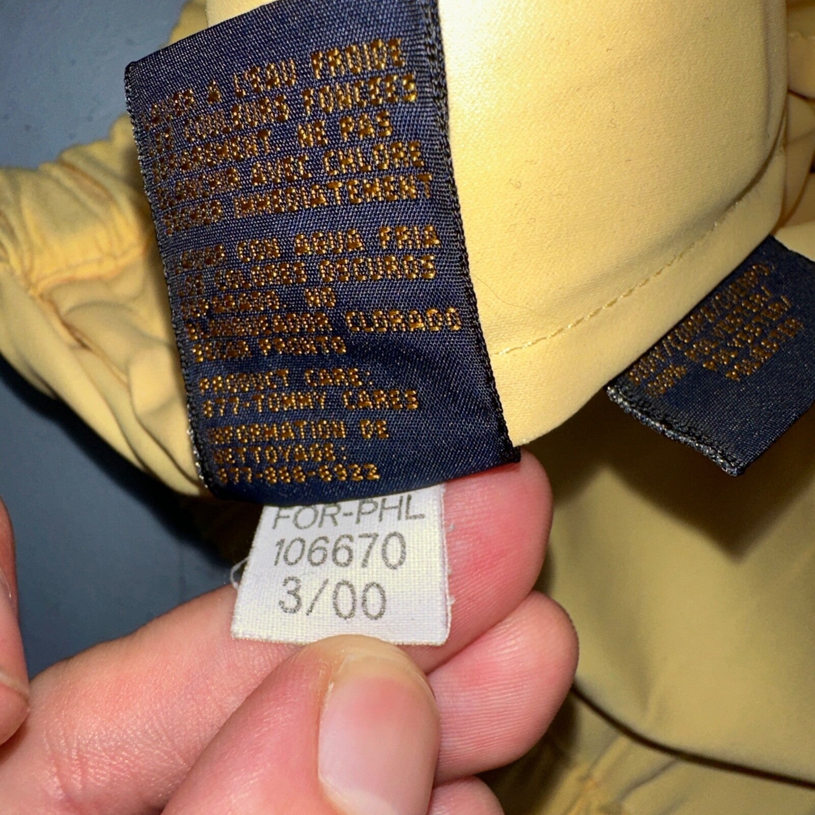 Tommy Hilfiger Golf Yellow Windbreaker Polyester Quarter Zip Pullover Small