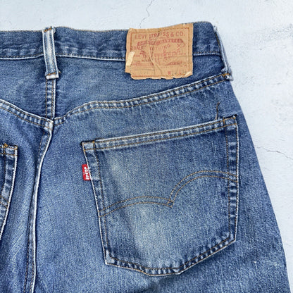 Levis 501 Vintage 80s Redline Selvedge USA XX Jeans Med Wash 34x34 Act 31x31
