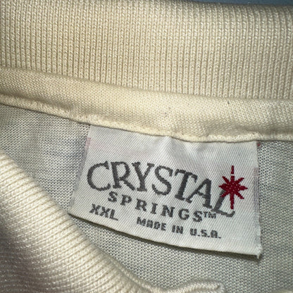 Vintage UOP Pacific Baseball Polo Shirt Crystal Springs NCAA 80s Tigers Rare