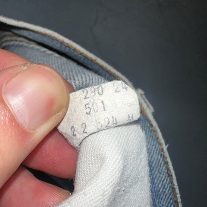 Levis 501 Vintage 80s Redline Selvedge USA XX Jeans Med Wash 32x36 Act 30x31