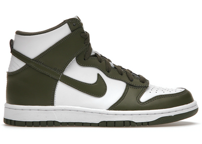 Nike Size 5 GS Dunk High Cargo Khaki Green Low - DB2179-105