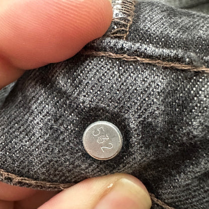 Vintage 90s Levis 505 34x30 Made In USA Tag Jeans Faded Grey 501 80s 31x28